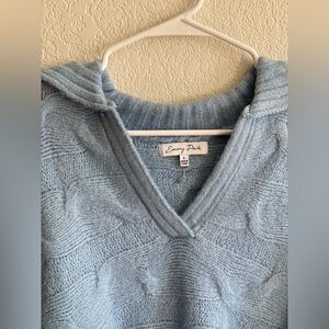 Emory Park Sky Blue V-Neck Sweater